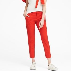 Banana Republic red Avery straight fit